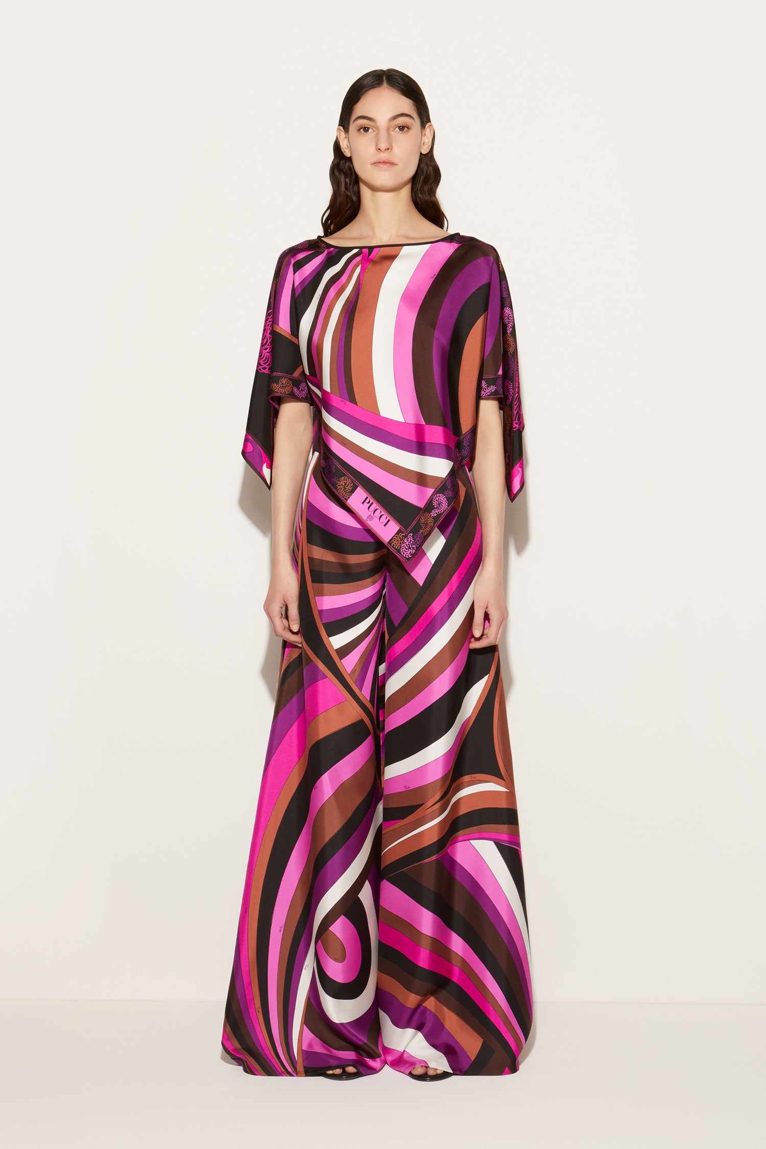 Iride And Struzzo-Print Kaftan Top