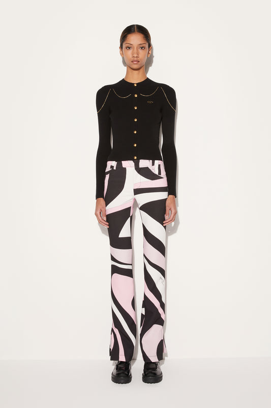 Marmo-Print Trousers