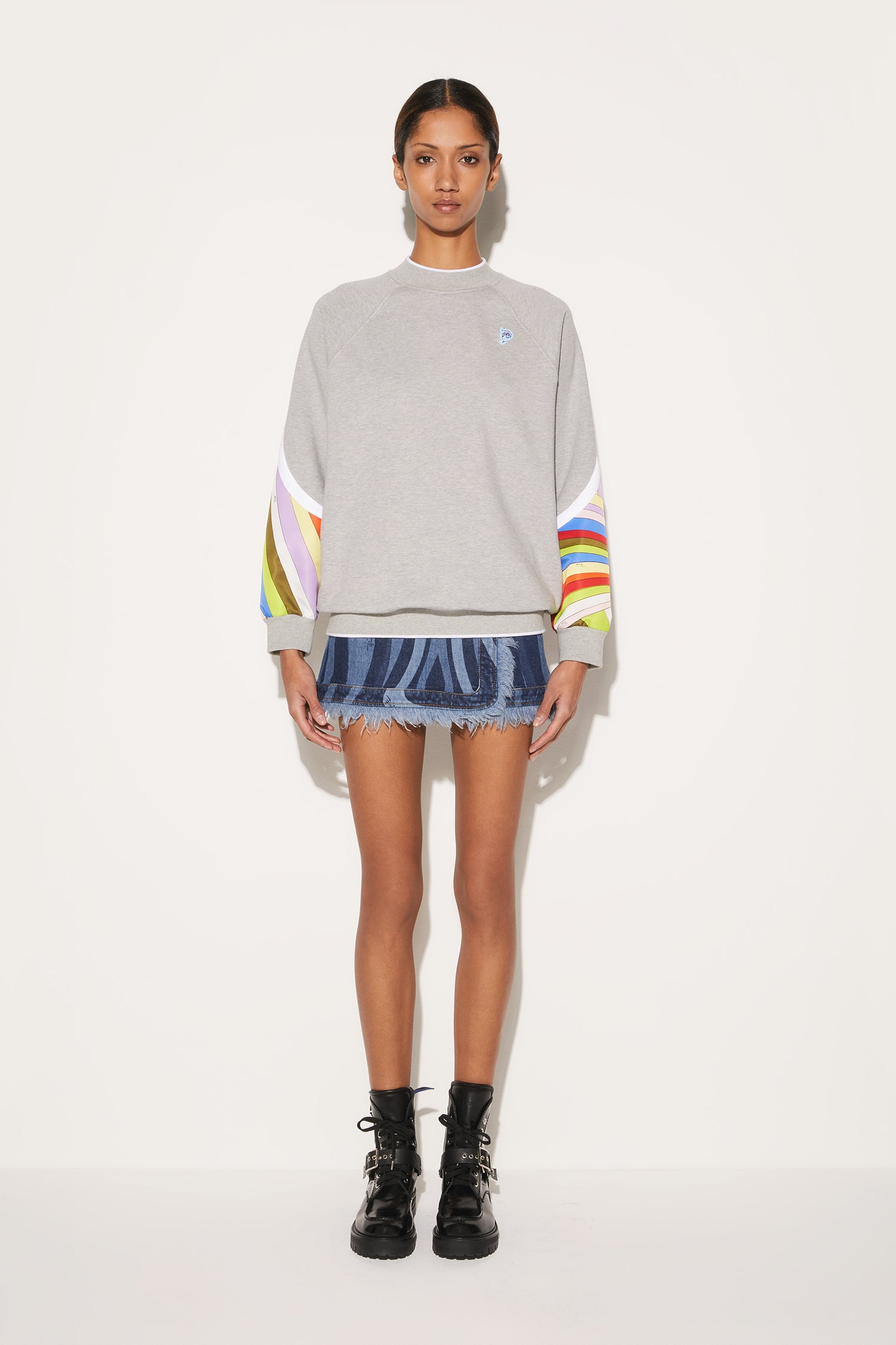 Iride-Print Sweatshirt