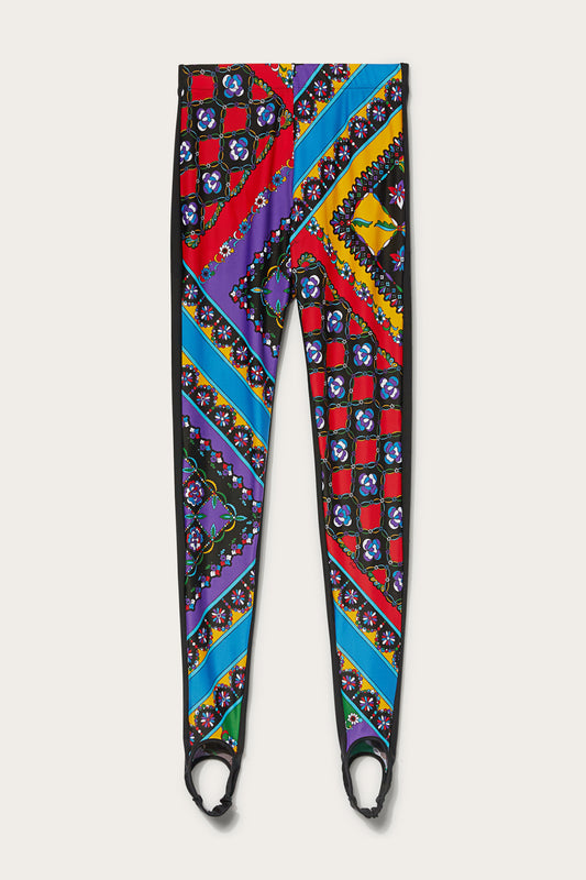 Festa-Print Stirrup Leggings