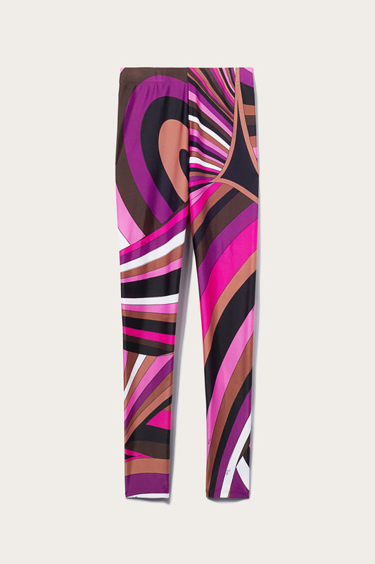 Leggings con stampa Iride