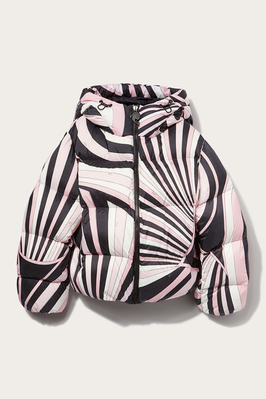 Iride-Print Padded Jacket