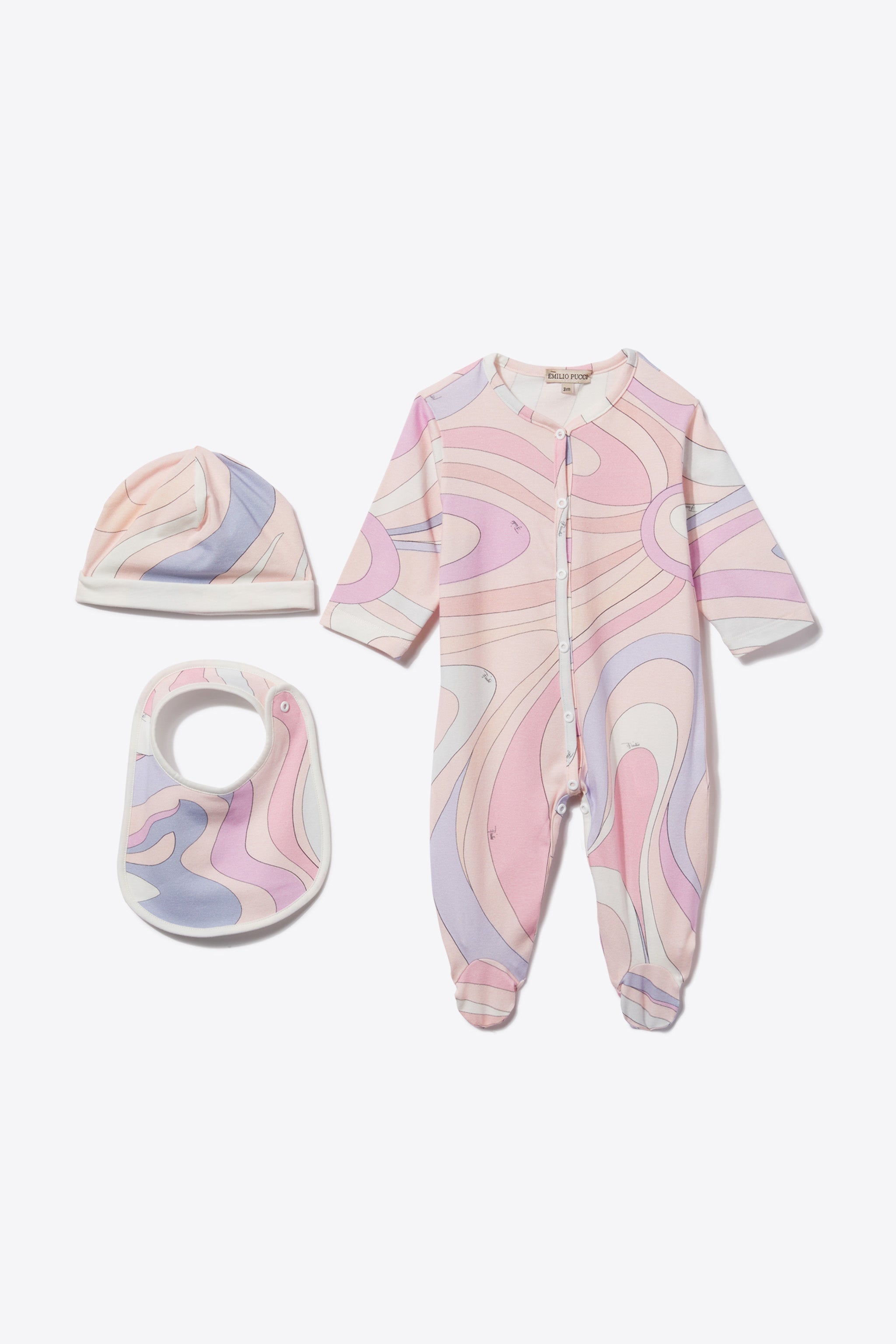 Pucci Marmo-Print Babygrow Set