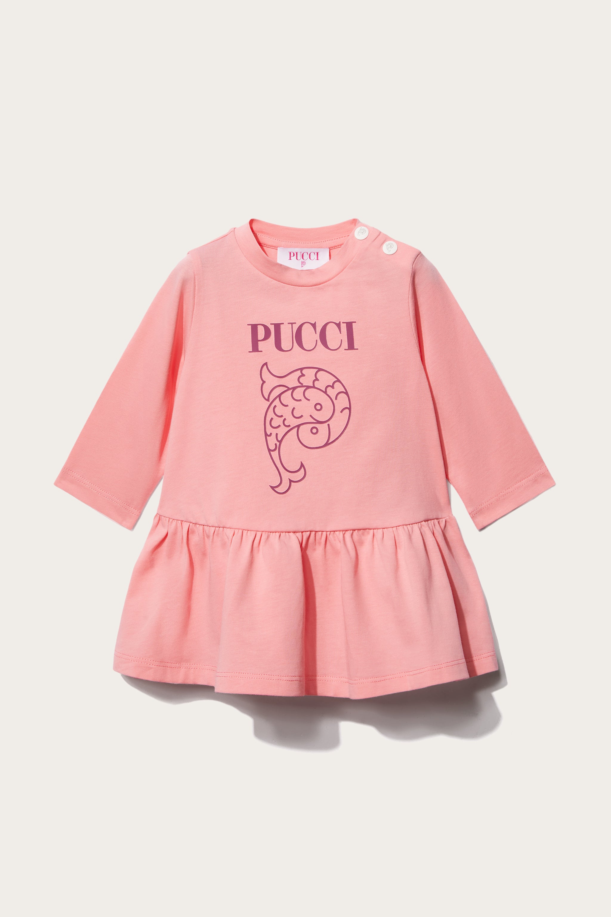 Pucci Logo-Print Cotton Dress