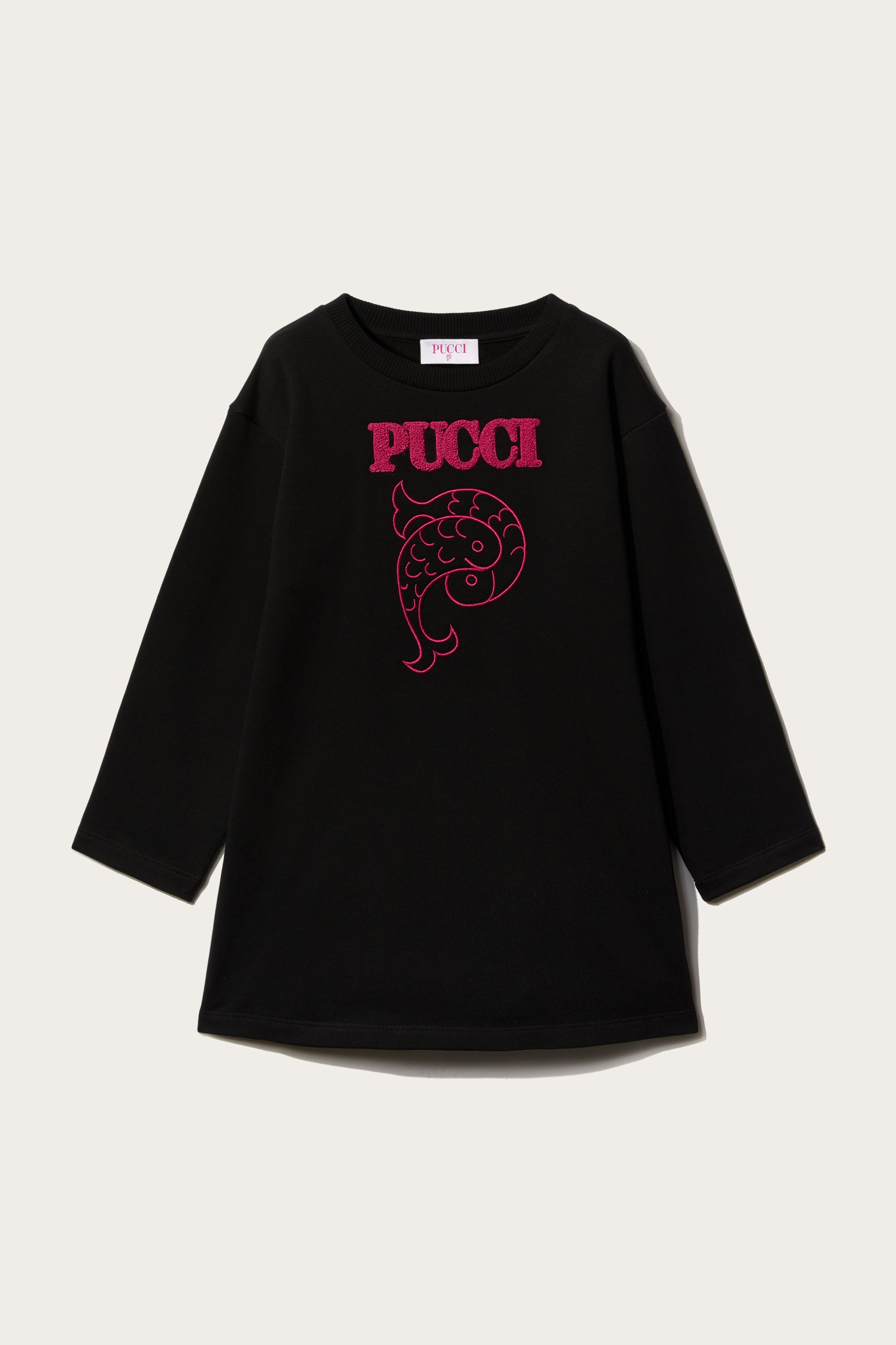 Pucci Logo-Embroidered Cotton Dress