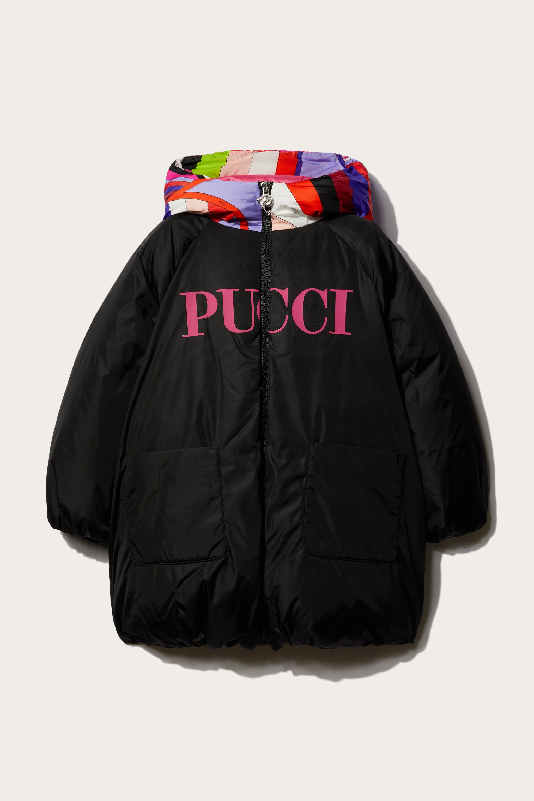 Pucci Logo-Print Puffer Jacket