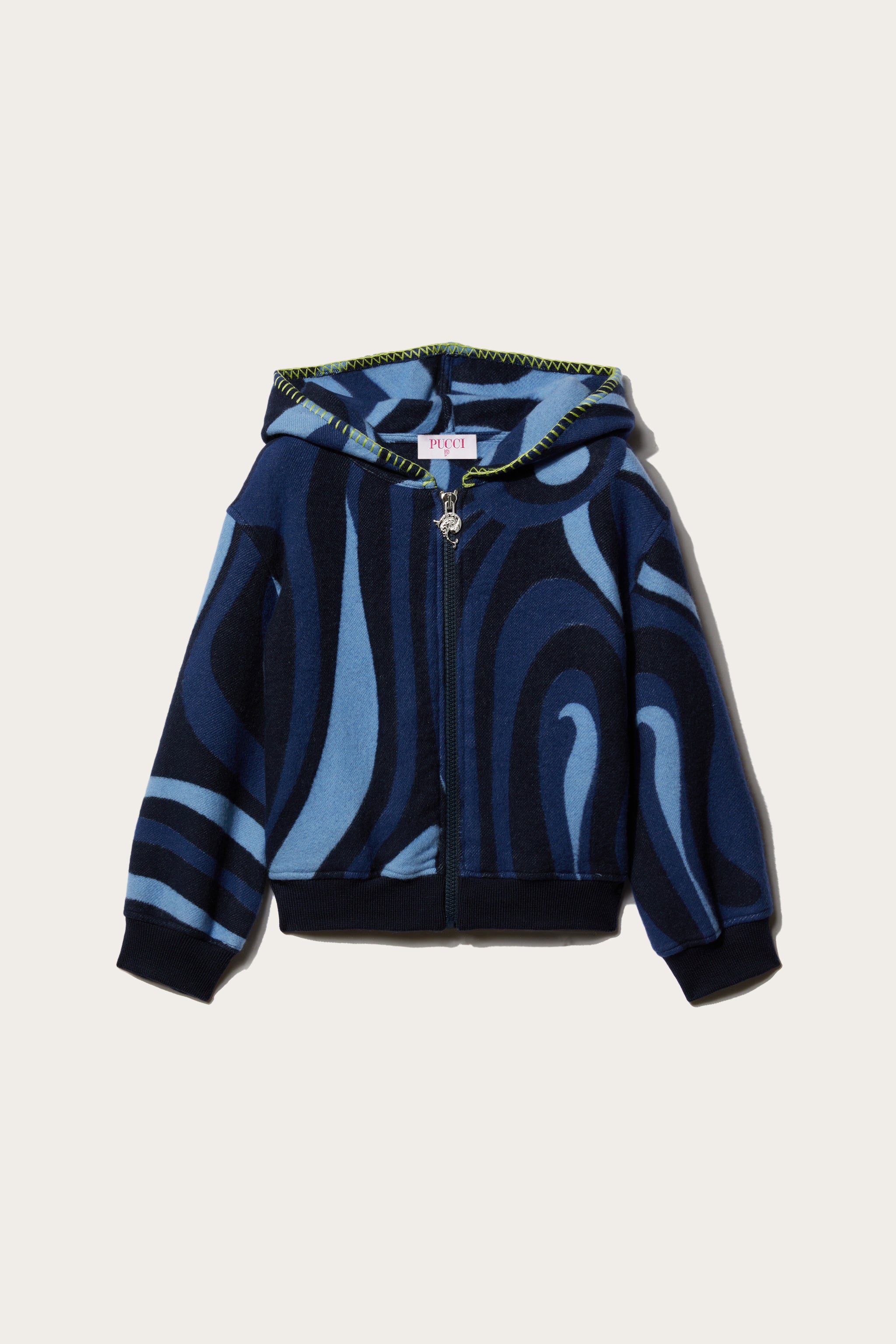 Pucci Marmo-Jacquard Velour Hoodie