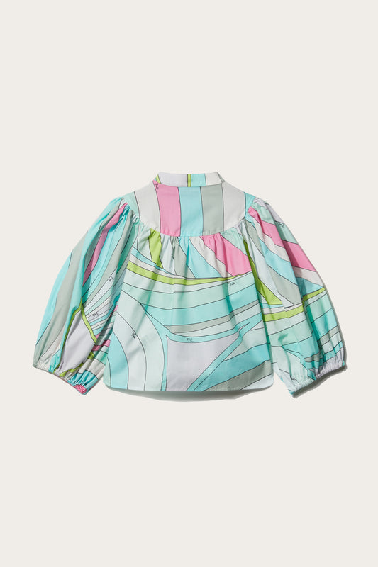 Iride-Print Cotton Top