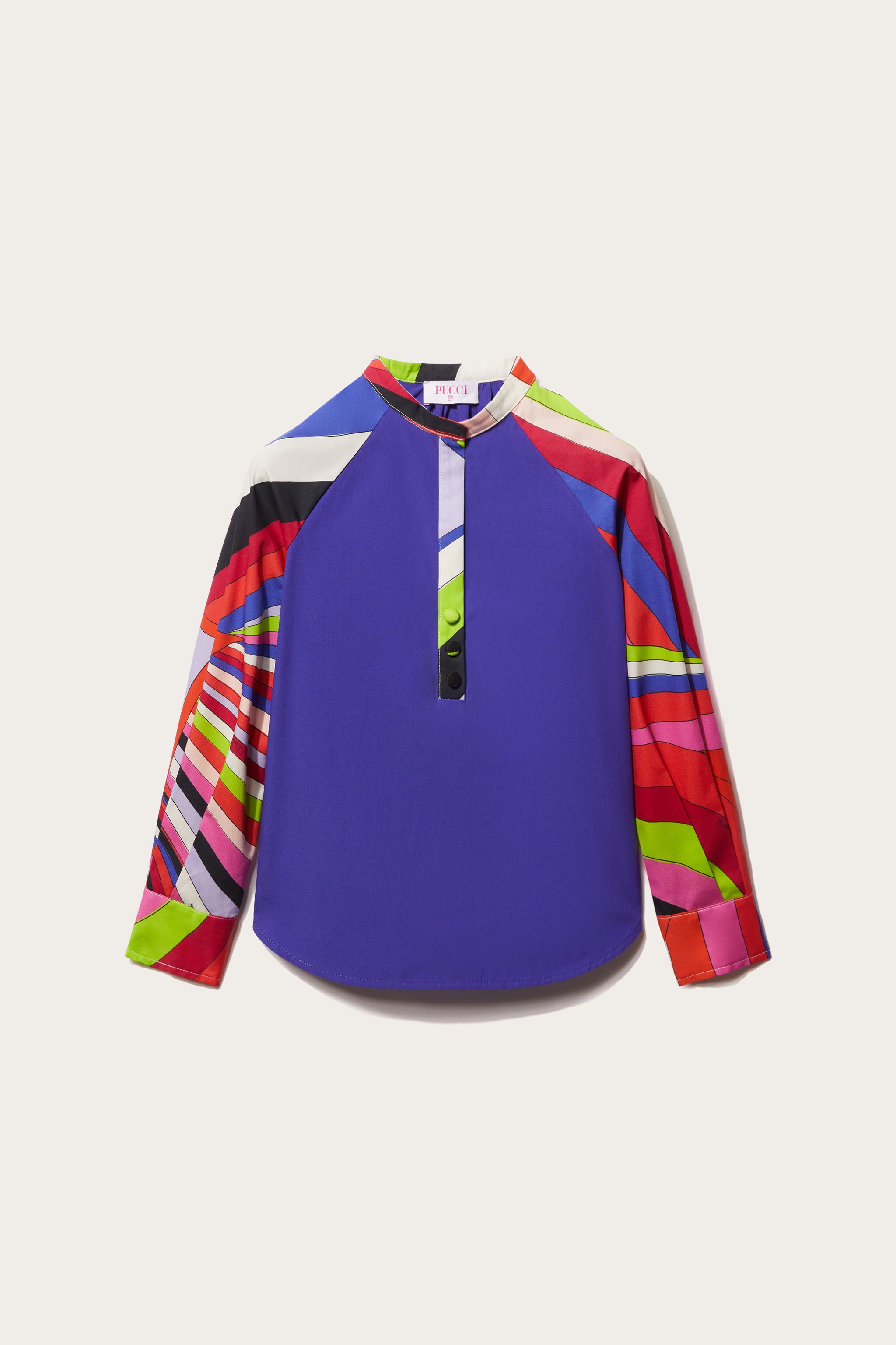 Pucci Iride-Print Cotton Shirt