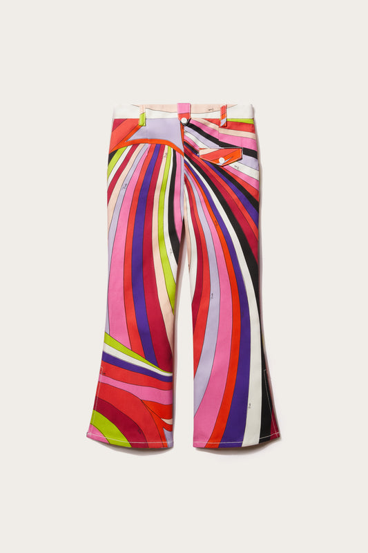 Iride-Print Trousers