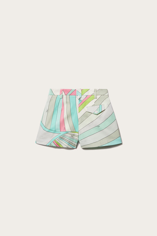 Iride-Print Shorts