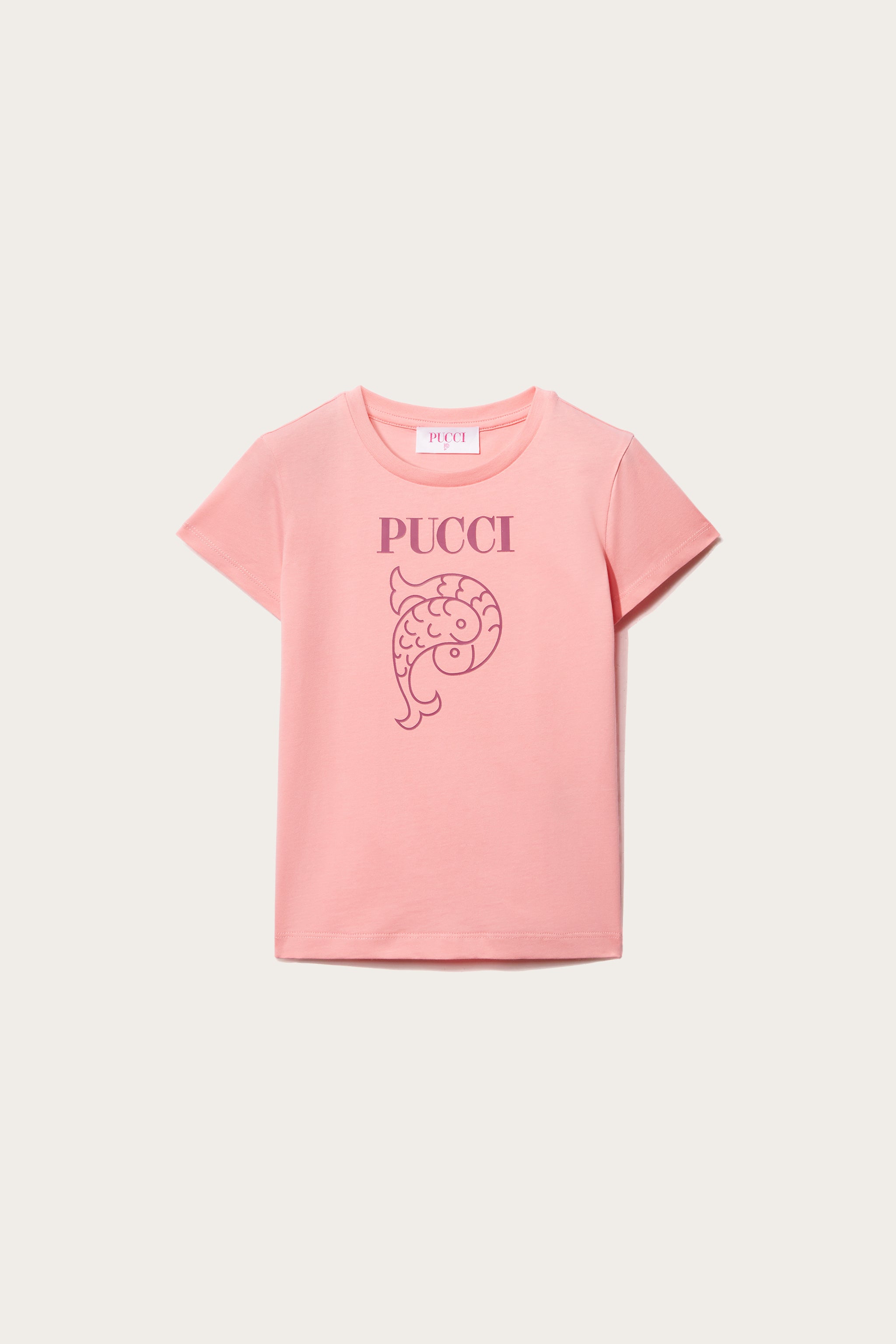 Pucci Logo-Print Cotton T-Shirt