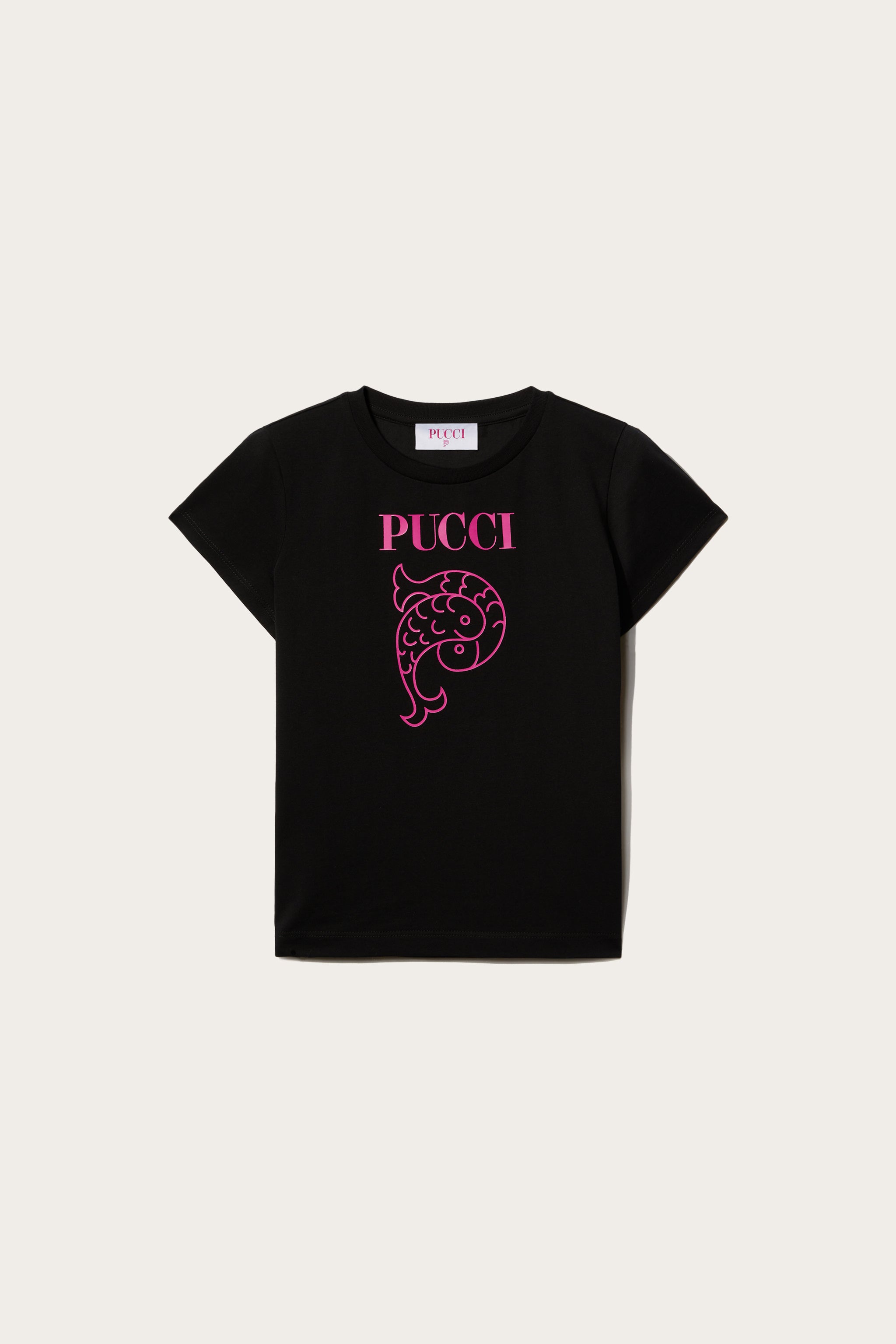 Pucci Logo-Print Cotton T-Shirt