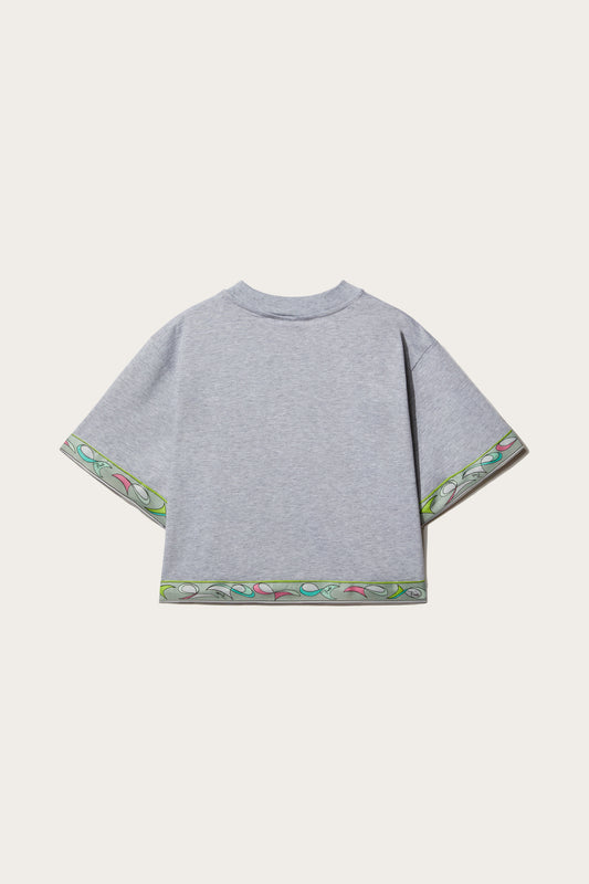 Pesci-Print Cotton T-Shirt