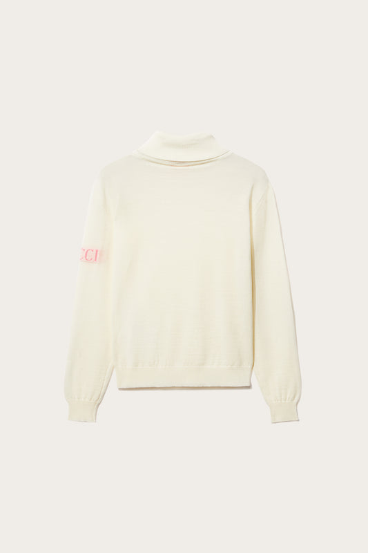 Logo-Appliqué Wool Sweater