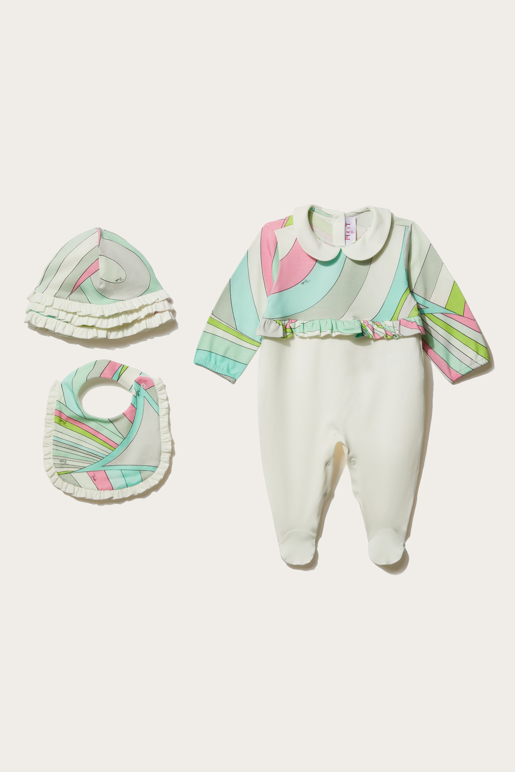 Pucci Iride-Print Babygrow Set