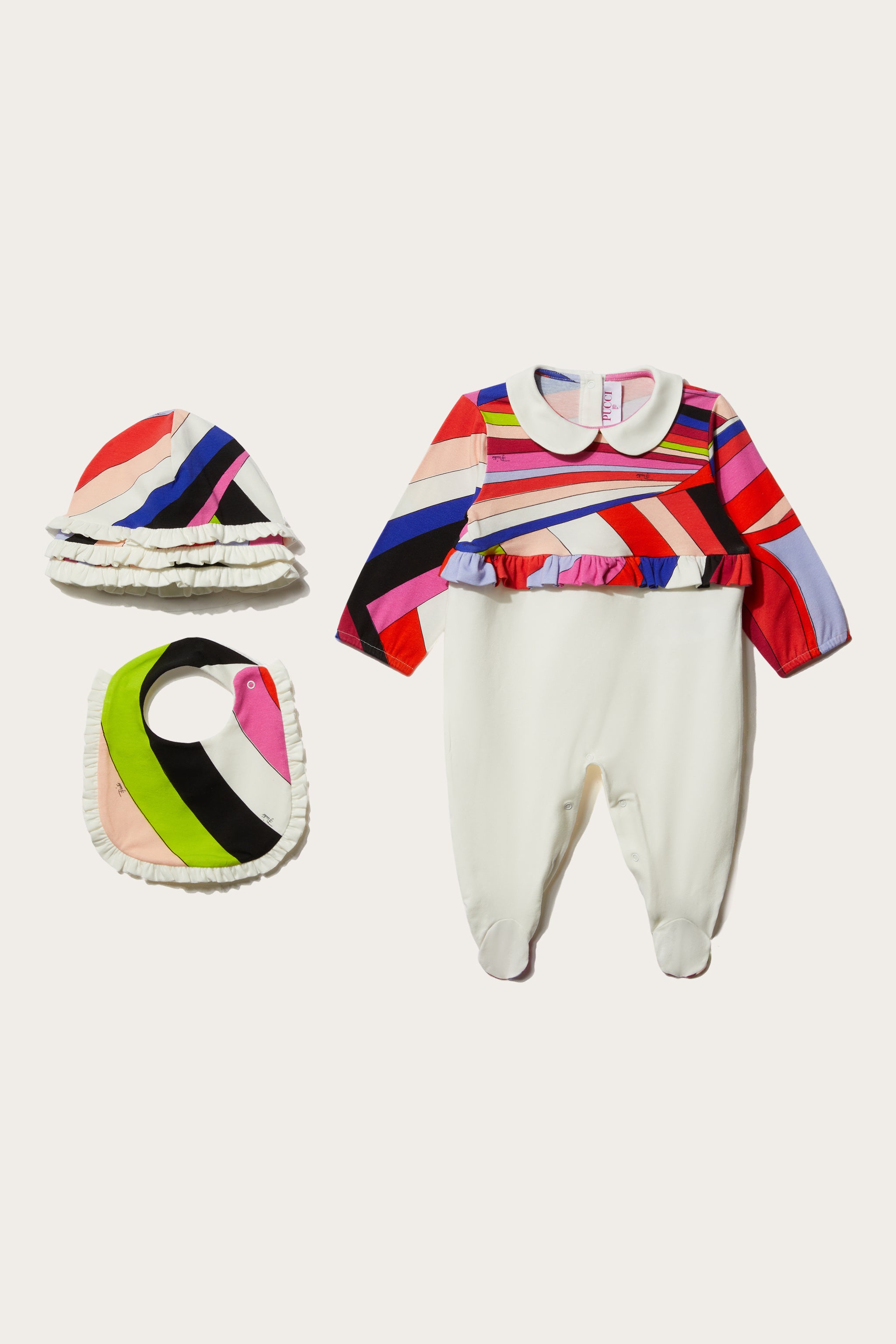 Pucci Iride-Print Babygrow Set