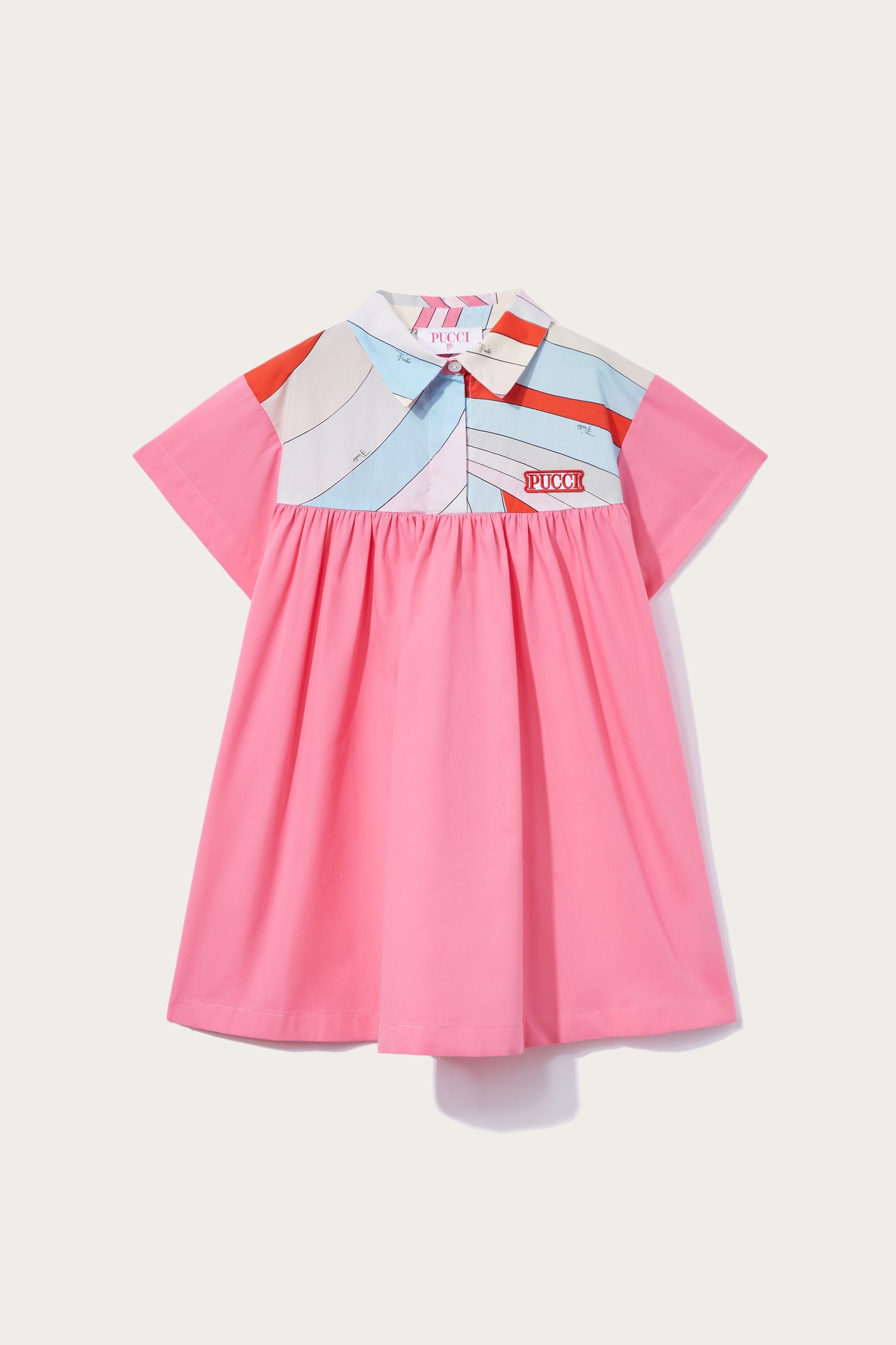PUCCI Junior abstract-print dress and bloomers - Pink