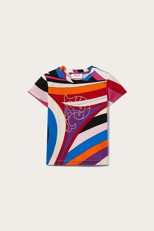 Iride-Print T-Shirt Kids