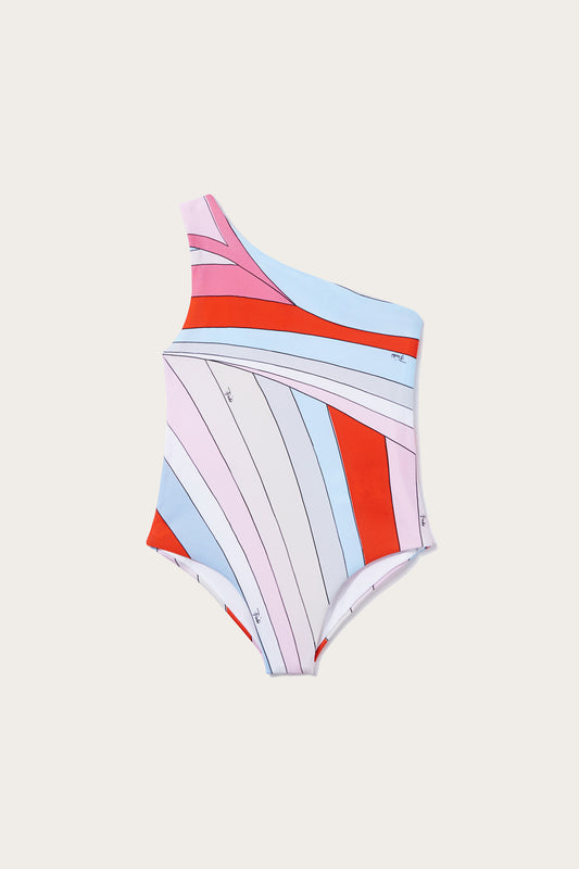 Iride-Print Swimsuit