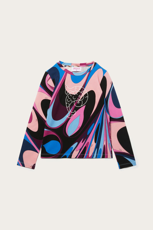 Onde-Print Top