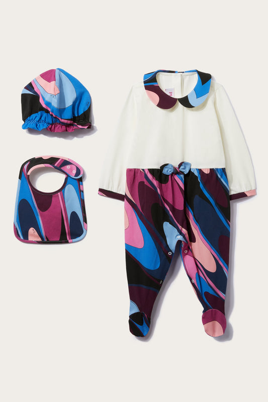 Onde-Print Babygrow Set View 1 - Pucci