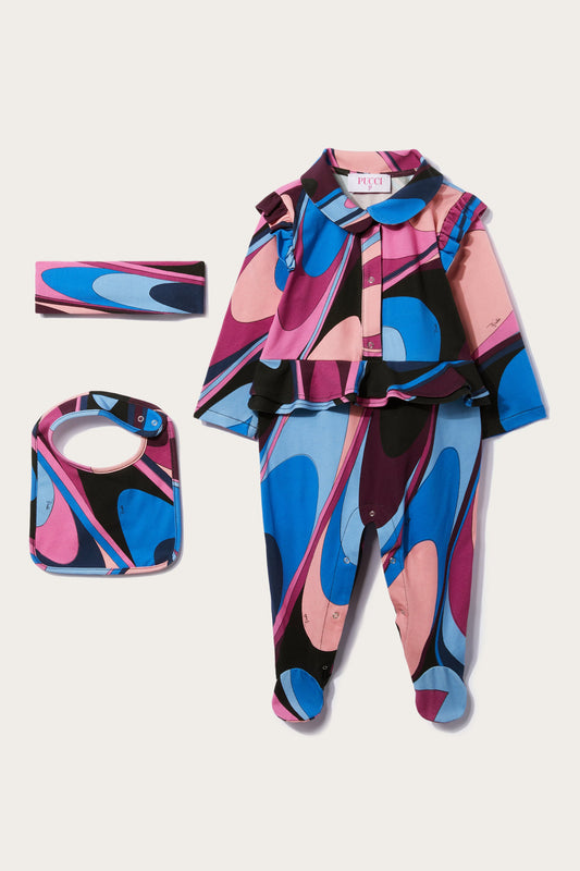 Onde-Print Babygrow Set