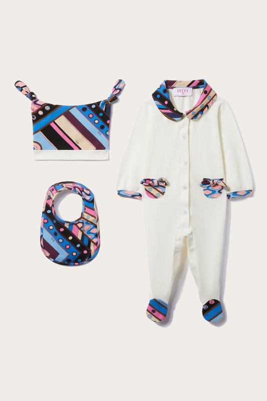 Vivara-Print Babygrow Set View 1